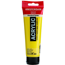 Краски акриловые "Amsterdam", 268 желтый светлый AZO, 120 мл, туба