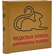Книга-мини "Чудесная кошка, дарованная навеки", 67х59 мм, ассорти