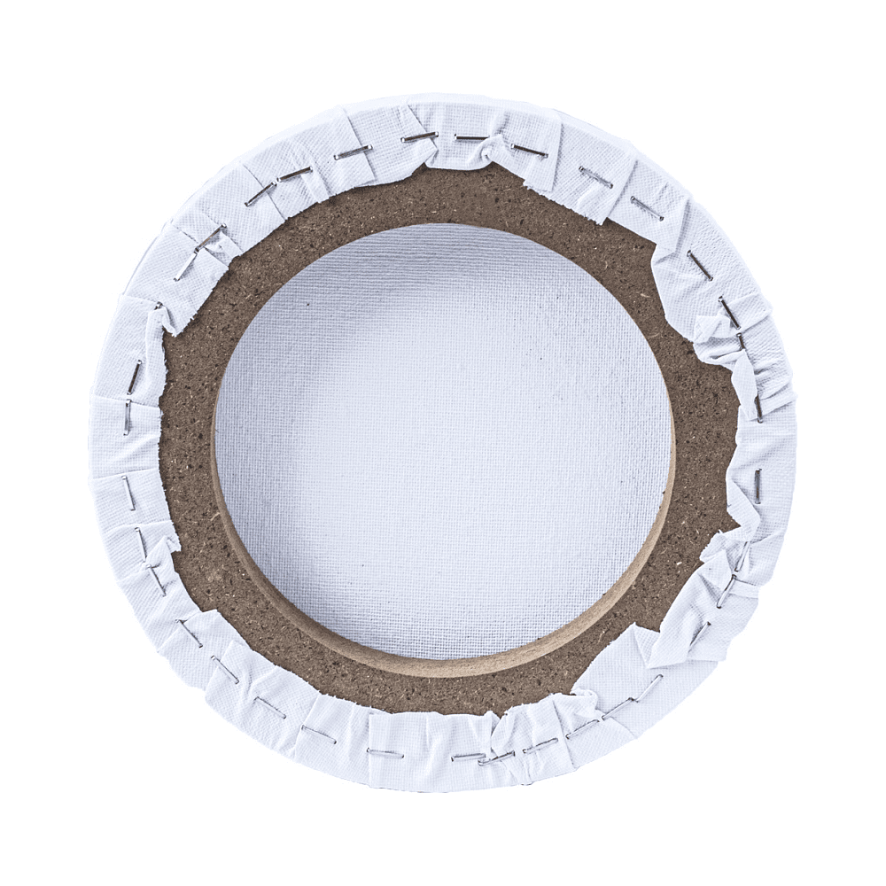 Холст на подрамнике круглый "Сонет", 20 см, хлопок, 280 г/м2, среднее зерно - 2