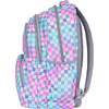 Рюкзак школьный "Checkered Hearts", голубой, розовый - 3