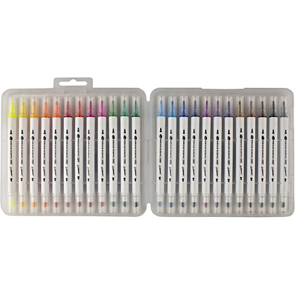 Маркеры "Я-Художник!", набор, 24 цвета, двусторонние - 2