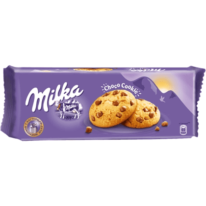 Печенье "Milka", с кусочками молочного шоколада, 168 г
