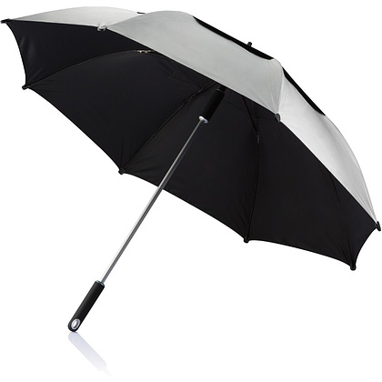 Зонт-трость "Hurricane 27", 120 см, серый
