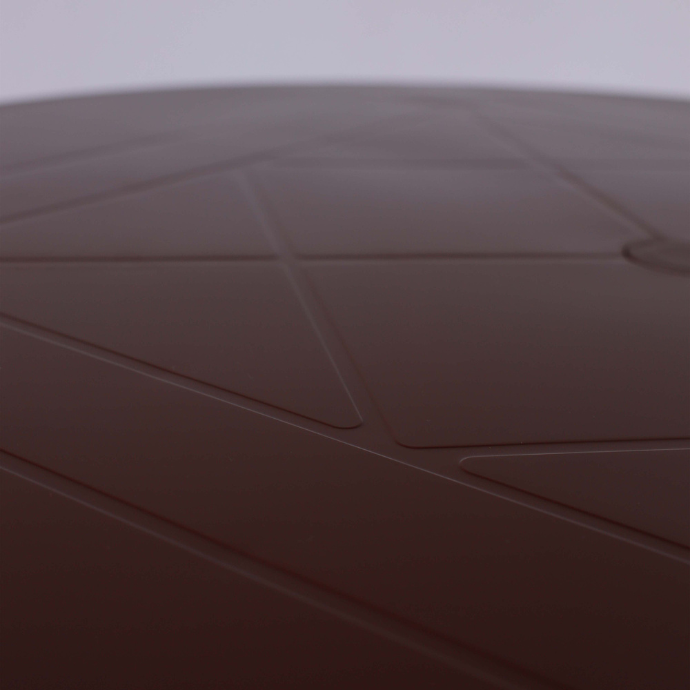 Стол круглый, 900х900х710 мм, пластик, шоколадный - 5