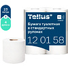Бумага туалетная Tellus Комфорт, TP4, 4 рулона, 23 м., 2 слоя - 11