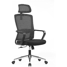 Кресло для руководителя SitZone U-060A, сетка, ткань, черный, - 30%
