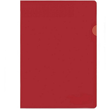 Папка-уголок "Inter-folia", A4, 115 мк, красный