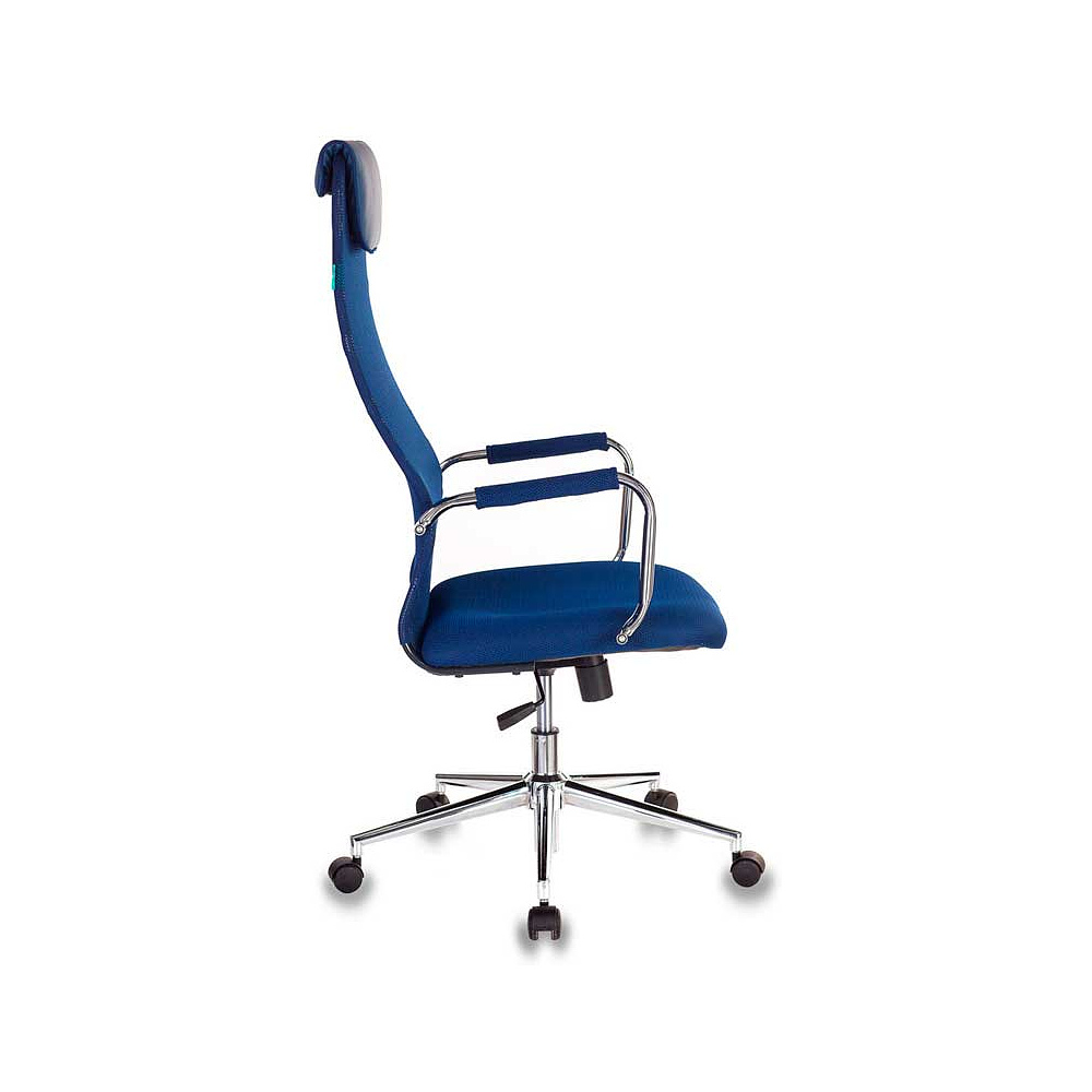 Кресло для руководителя "Бюрократ KB-9/DG", ткань, металл, синий - 3