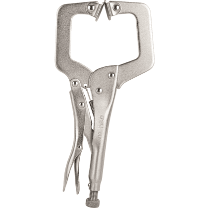 Клещи Deli YS DL20011, зажимные, С-образные с фиксатором, 280 мм