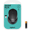 Мышь Logitech "M330 Silent Plus", беспроводная, черный - 8