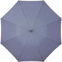 Зонт-трость "GR-407-PMS2115", 120 см, серо-голубой