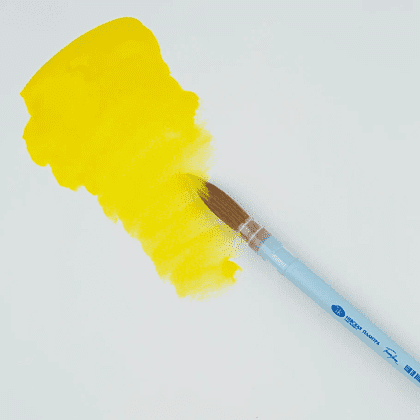 Кисть "Белые ночи", круглая, на короткой ручке, со скосом, №10 - 5