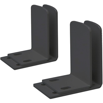 Крепление уголок RAL9005, черный (комплект)