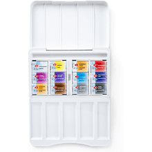 Краски акварельные "Белые ночи Ботанический атлас", набор 12 цветов, кюветы