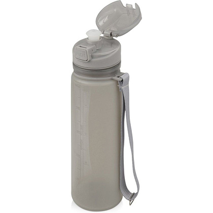 Бутылка для воды "Твист", силикон, пластик, 500 мл, серый - 2