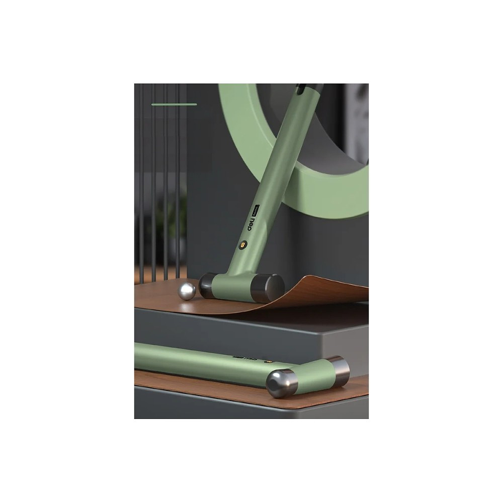 Молоток Deli HS EHT7008L, 0,25 кг, Soft Touch, зеленый - 2