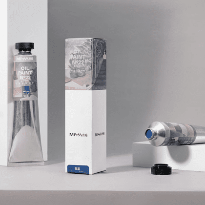 Краски масляные "HIMI.MIYA" зелёный оливковый, 170 мл., туба - 11