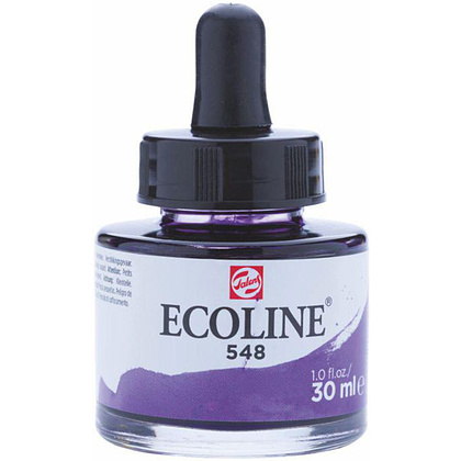 Жидкая акварель "ECOLINE", 548 сине-фиолетовый, 30 мл