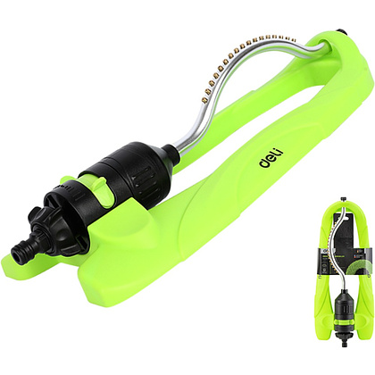 Разбрызгиватель Deli GS EDL581303, 3/4", осциллирующий веерный, пластик, зеленый - 2