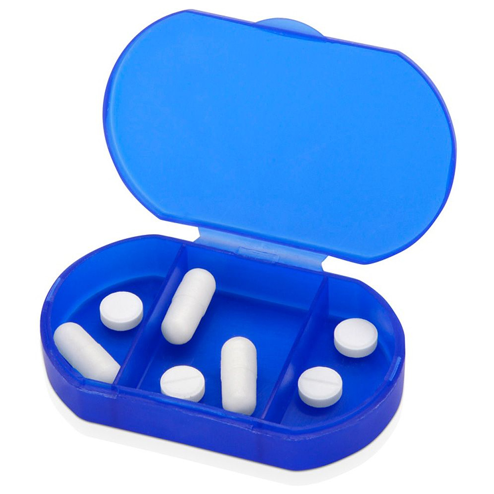 Футляр для таблеток и витаминов "Личный фармацевт", синий - 2