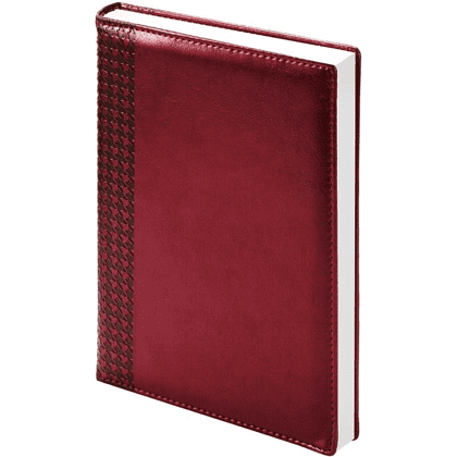 Ежедневник недатированный "Lozanna", A5, Недатированный, 320 листов, красный