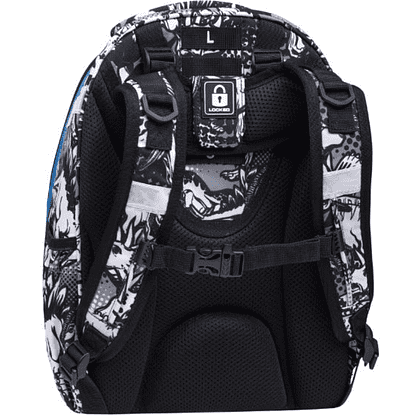 Рюкзак молодежный CoolPack "T-Rex", черный, синий - 3