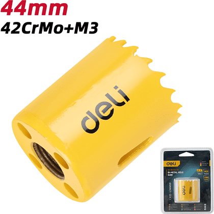 Коронка биметаллическая Deli YS EDH-SKK044-E1, 44 х 38 мм, М14 - 2