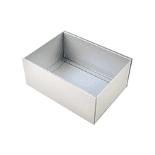 Коробка картонная, 220х160х95 мм, серебро