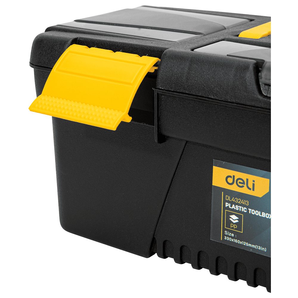 Ящик для инструмента Deli "EDL432413", 330х160х125 мм, пластмасса  - 3