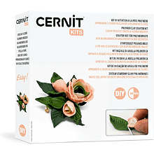 Полимерная глина "Cernit. Starter kit, flower brooch"
