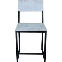 Стул ALLERD RION, металл, ЛДСП, черный муар, Энигма