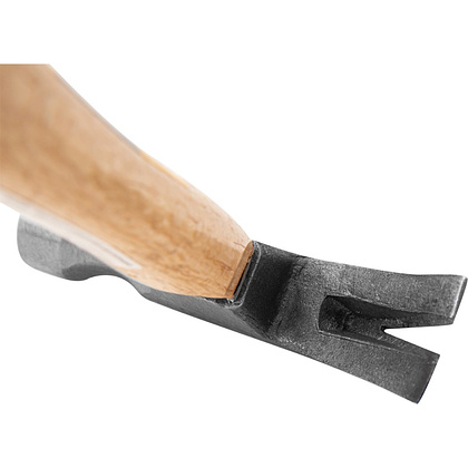 Молоток-гвоздодер Deli YS EDL5250, 0,5 кг, деревянная рукоятка - 4