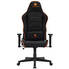 Кресло игровое EVERPROF "Panther", ткань, пластик, черный, оранжевый - 3
