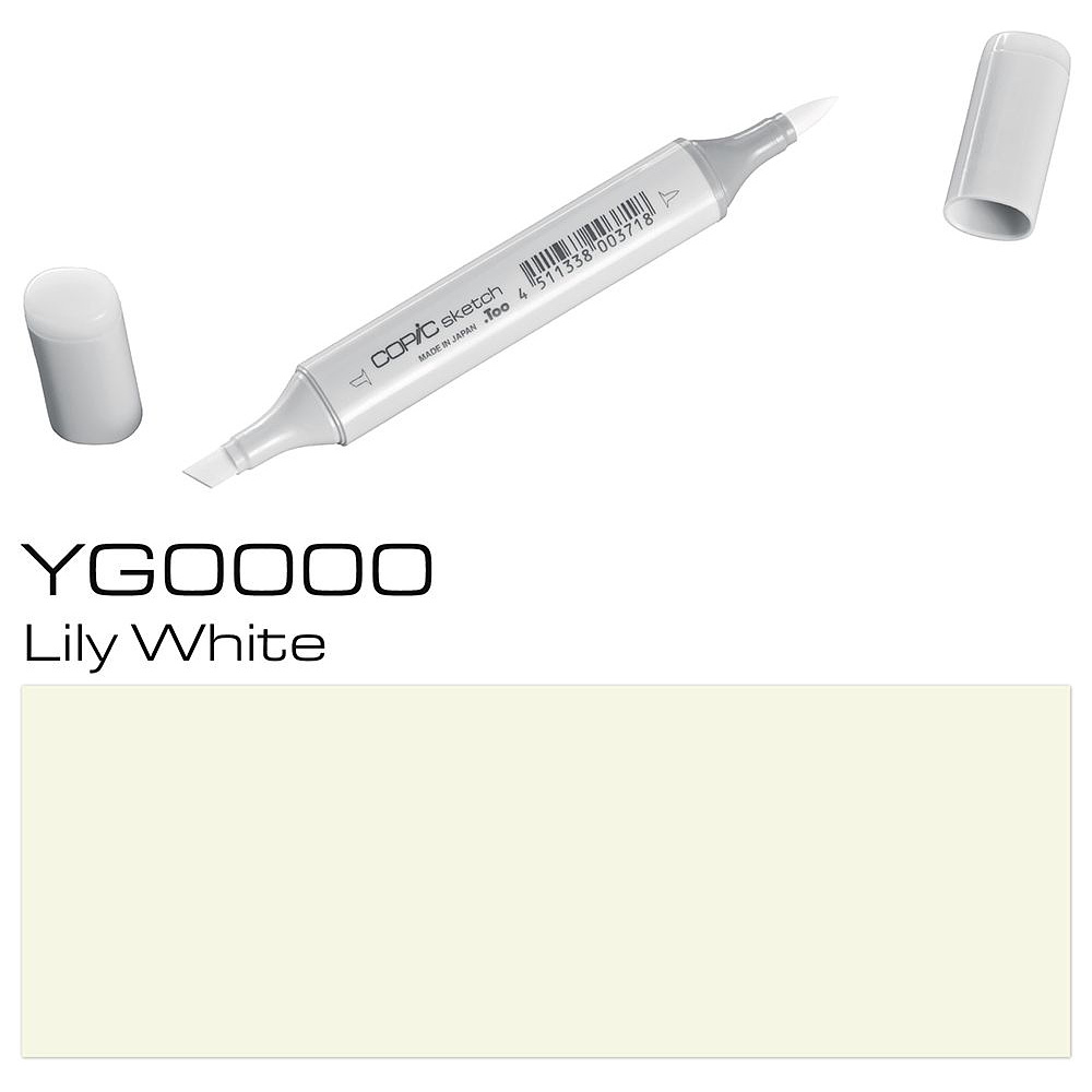 Маркер перманентный "Copic Sketch", YG-0000 белая лилия