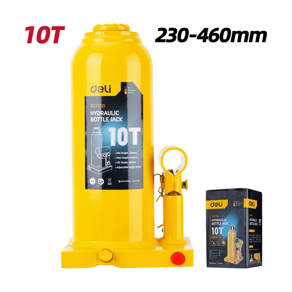Домкрат бутылочный Deli YS EDQ71010, 10 т - 3