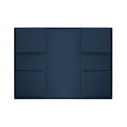 Коробка подарочная картонная, 223х308х95 мм, синий - 3