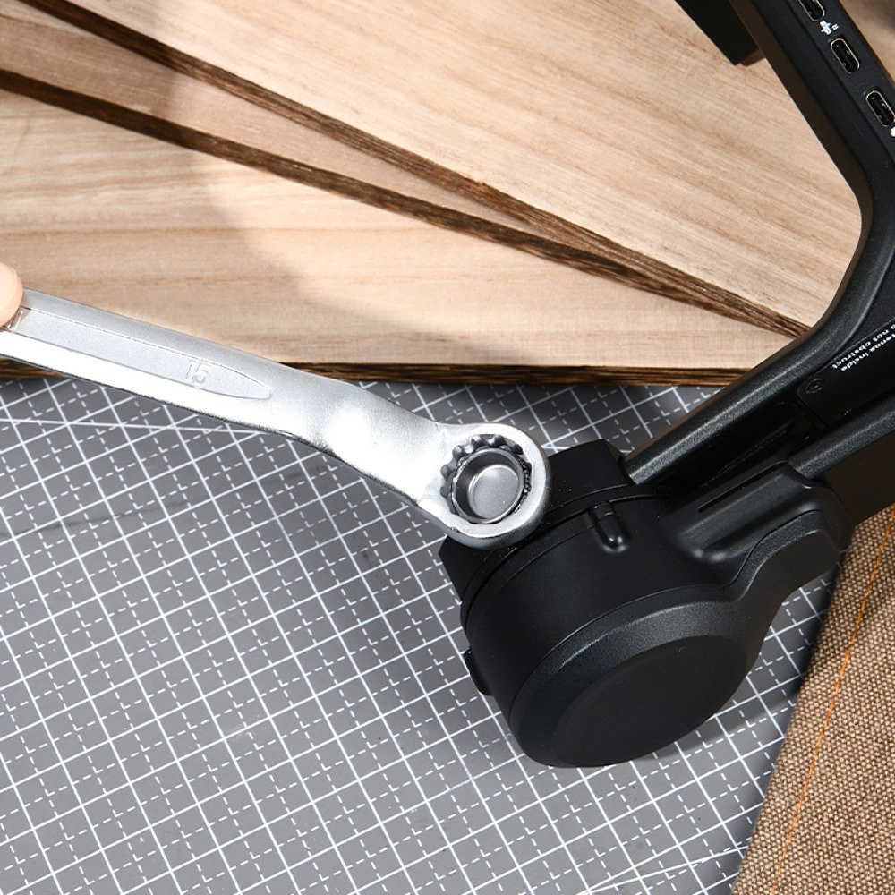 Набор накидных ключей "Deli" EDL150008A, 8 предметов, серебристый - 3