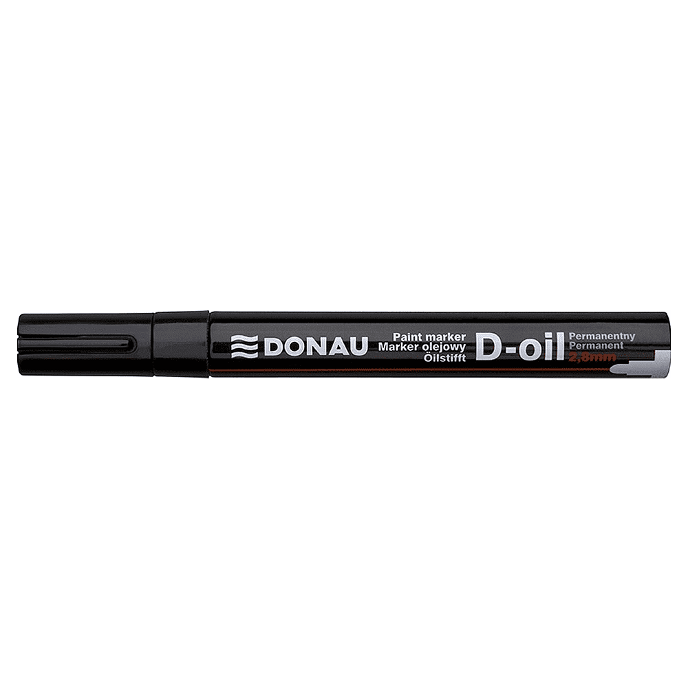 Маркер перманентный на нитрокраске "Donau D-Oil", черный - 2