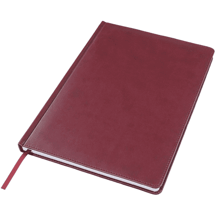 Ежедневник недатированный "Bliss", A4, 272 страницы, бордовый