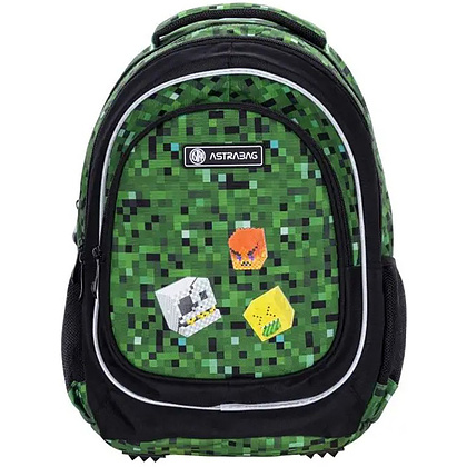 Рюкзак молодежный "Pixel one", зелёный
