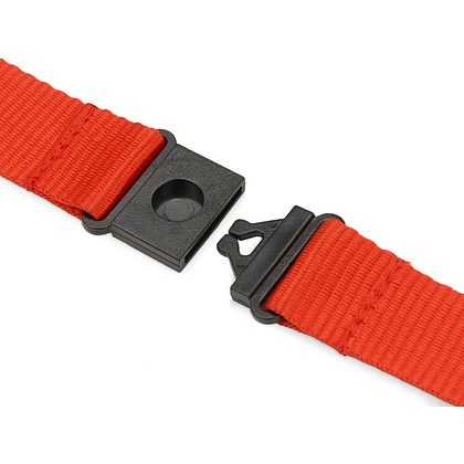 Тесьма с карабином для бейджа "839121", красный - 4