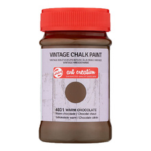 Краска декоративная "VINTAGE CHALK PAINT", 100 мл, 4031 теплый шоколад