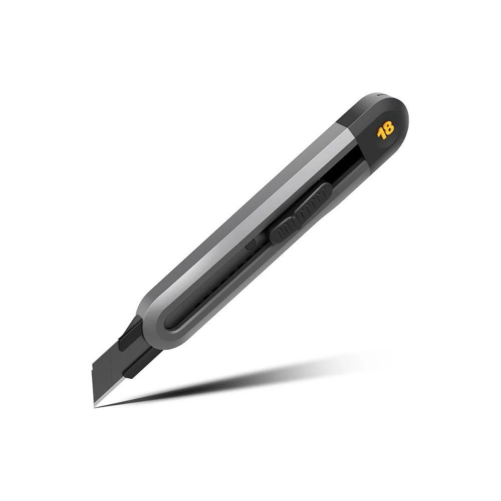 Нож универсальный "Deli Home", 18 мм, чёрный