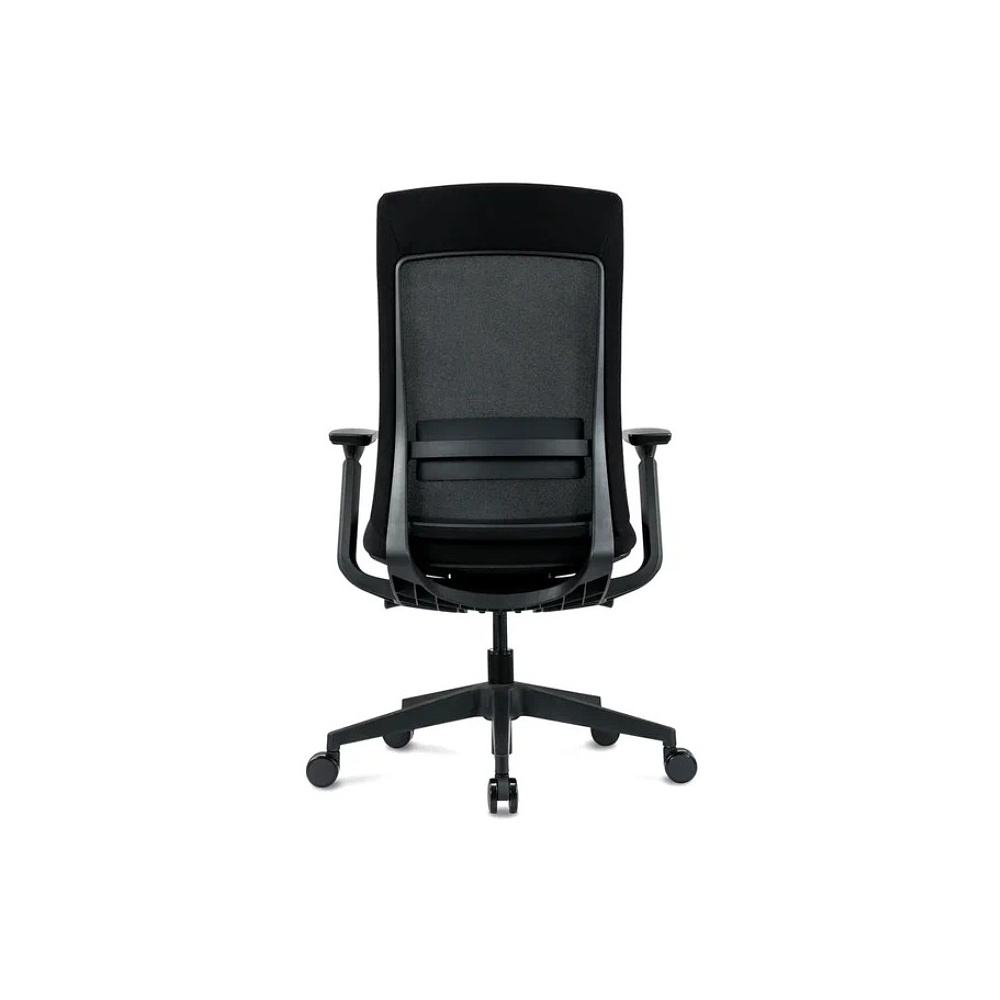 Кресло компьютерное SitZone E-VL002B, сетка, ткань, пластик, черный - 5