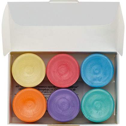 Гуашь "Я - Художник!", перламутровая 6 цветов, 15 мл. - 4