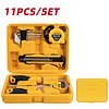 Набор инструмента Deli YS EDL1011J, 11 предметов, кейс, желтый - 2