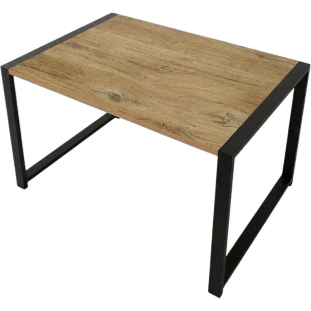 Стол журнальный ALLERD RION, черный муар, Дуб Нокс