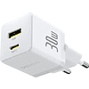 Сетевое зарядное устройство Baseus Palm C+U 30W EU, P1011160A213-01, белый  - 4