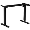 Стол с электроприводом WellDesk Basic 1200x675х18 черный/белый альпийский (9191456+9197776) - 2