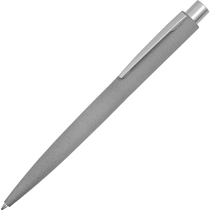 Ручка шариковая автоматическая "Lumos Stone", 1,0 мм, темно-серый, серебристый, стерж. синий
